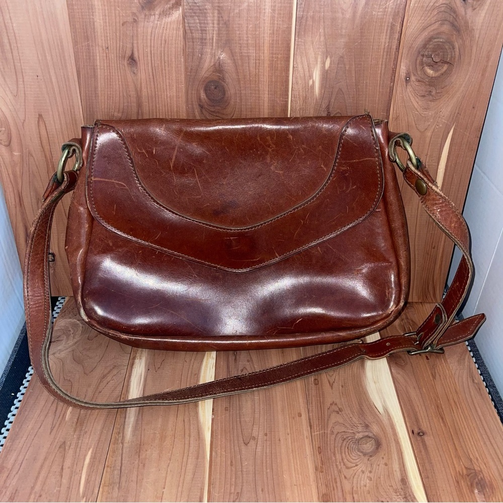 Vintage‎ Childswold Classic Brown Leather Shoulder Bag